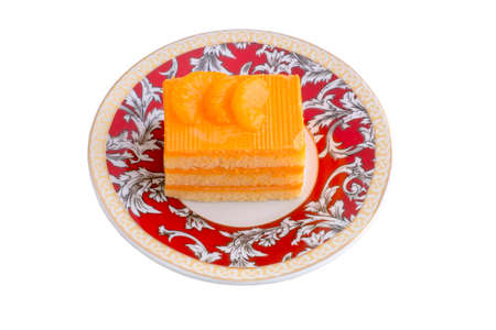 orange cakeの写真素材