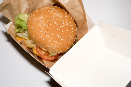 Hamburger fast foodの写真素材