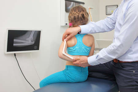 kid's elbow joint - model,image,test in officeの写真素材