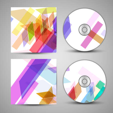 cd cover  set for your designのイラスト素材