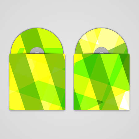 Vector cd cover  set for your designのイラスト素材