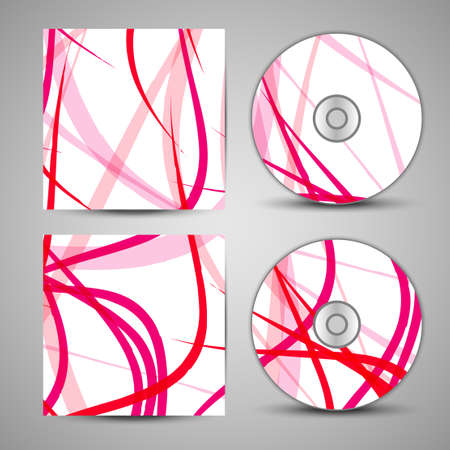 cd cover  set for your designのイラスト素材