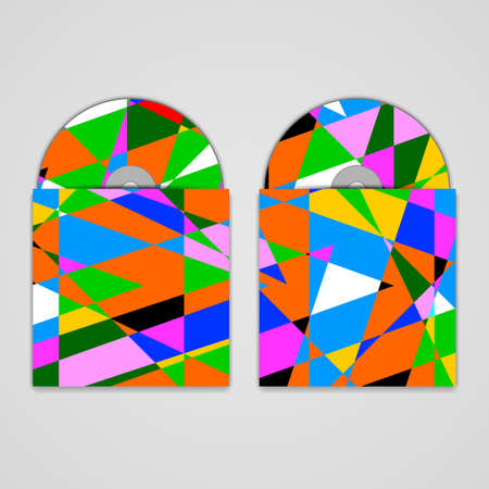 cd cover  set for your designのイラスト素材