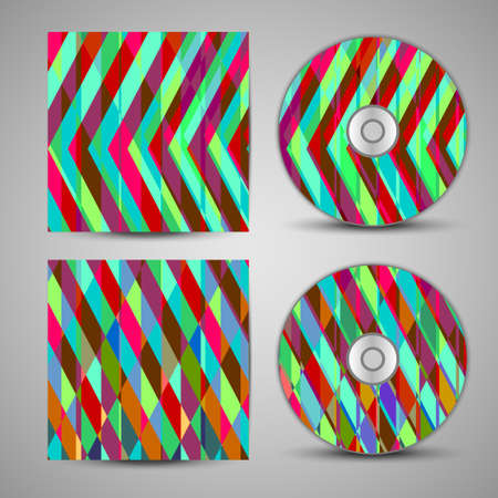 cd cover  set for your designのイラスト素材