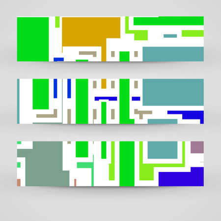 Vector banner set for your designのイラスト素材