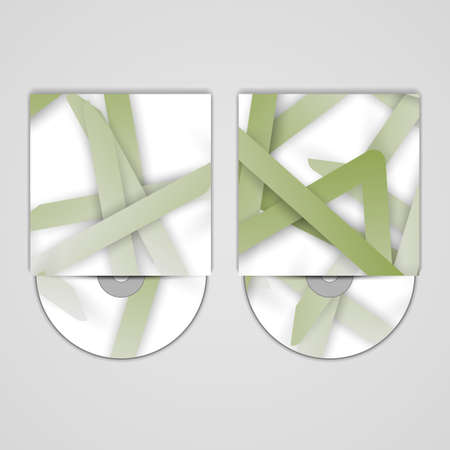 Vector cd cover  set for your designのイラスト素材