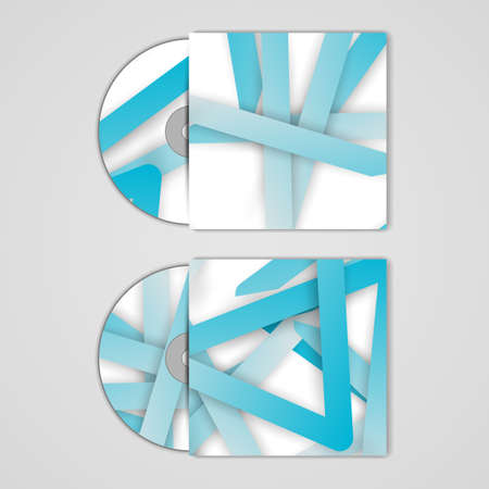 Vector cd cover  set for your designのイラスト素材