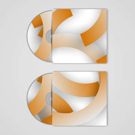 Vector cd cover  set for your designのイラスト素材