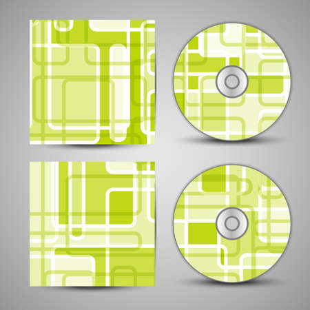 Vector cd cover  set for your designのイラスト素材