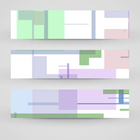 Vector banner set for your designのイラスト素材