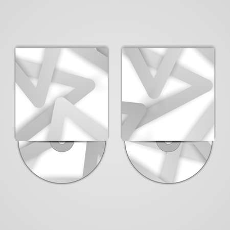 Vector cd cover  set for your designのイラスト素材