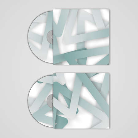 Vector cd cover  set for your designのイラスト素材