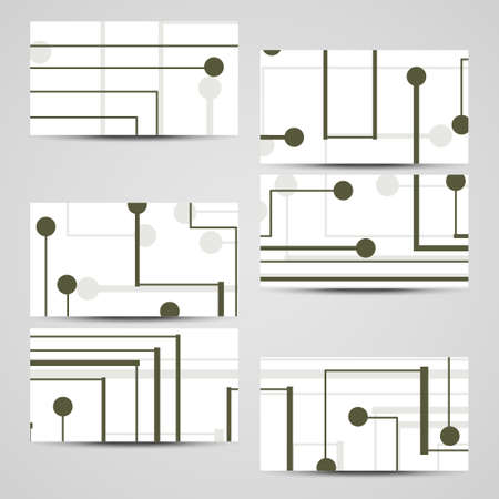 Vector business-card  set for your designのイラスト素材