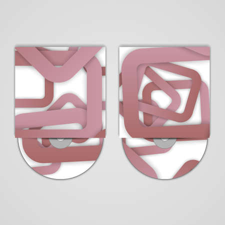 Vector cd cover  set for your designのイラスト素材