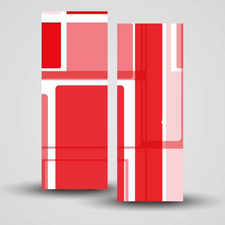 banner set abstract Illustration.のイラスト素材