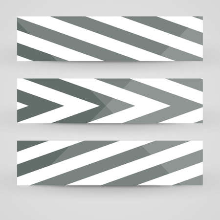 banner set abstract Illustration.のイラスト素材