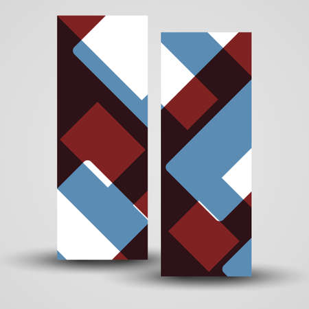 banner set abstract Illustration.のイラスト素材