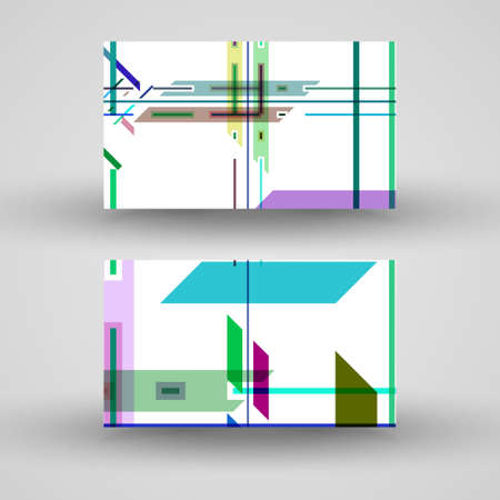 business-card abstract Illustration.の写真素材