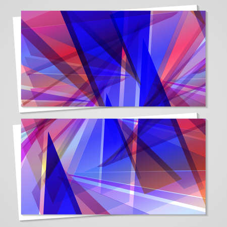 business-card set abstract Illustration.の写真素材