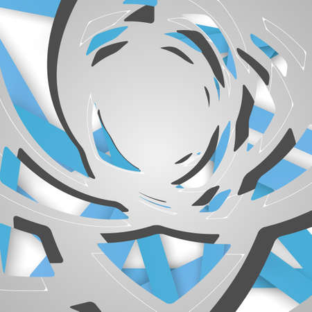 Abstract futuristic background, dynamic illustration.のイラスト素材