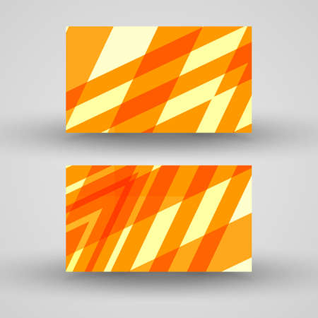 Vector business-card  set for your design, abstract Illustration.のイラスト素材