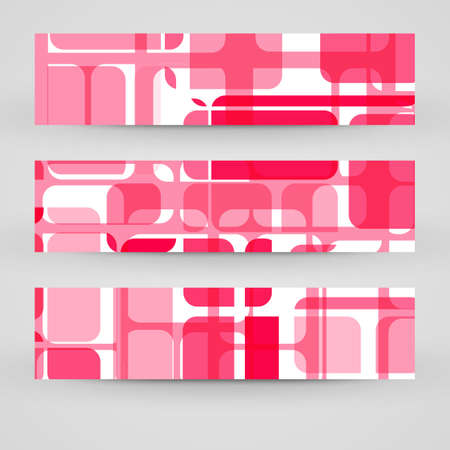banner set for your design, abstract Illustration.のイラスト素材