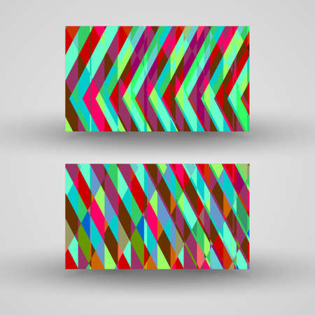 business-card  set for your design, abstract Illustration.のイラスト素材