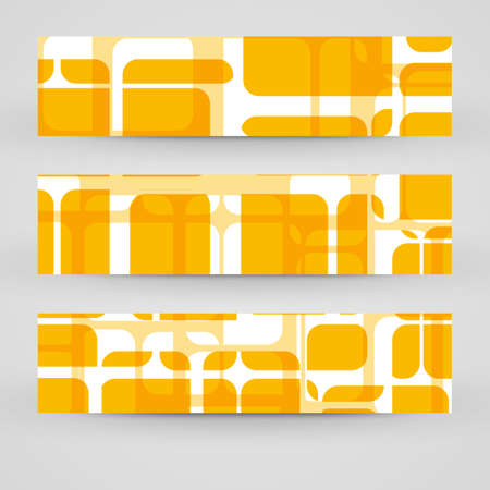 banner set for your design, abstract Illustration.のイラスト素材