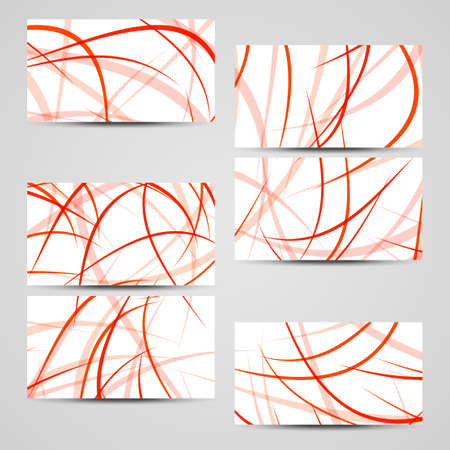 business-card  set for your design, abstract Illustration.のイラスト素材