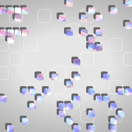 Abstract technology background, dynamic illustration.のイラスト素材