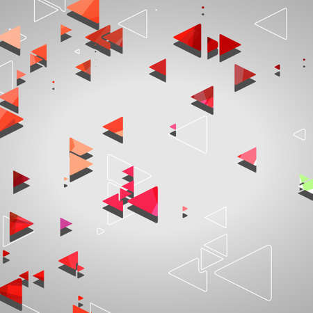 Abstract geometric shapes, dynamic illustration.