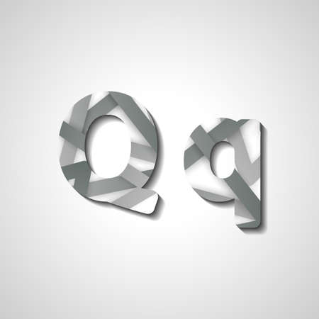 Colorful letter alphabet, abstract  illustrationのイラスト素材