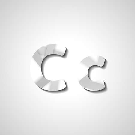 Colorful letter alphabet, abstract  illustrationのイラスト素材