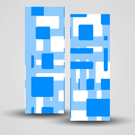 Vector banner set for your design, abstract Illustration.のイラスト素材