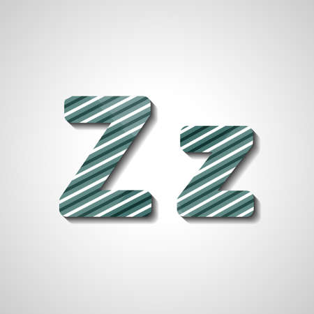 Colorful letter alphabet, abstract  illustrationのイラスト素材