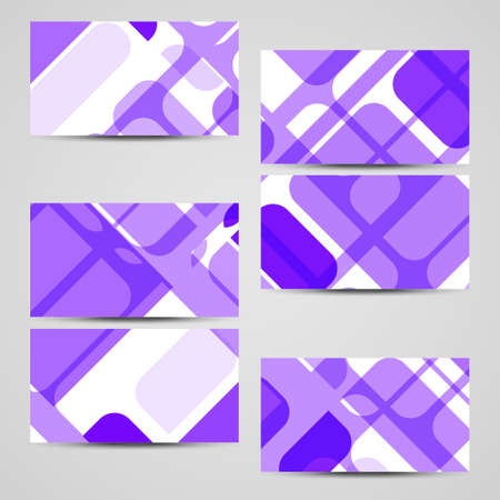 Vector business-card  set for your design, abstract Illustration.のイラスト素材