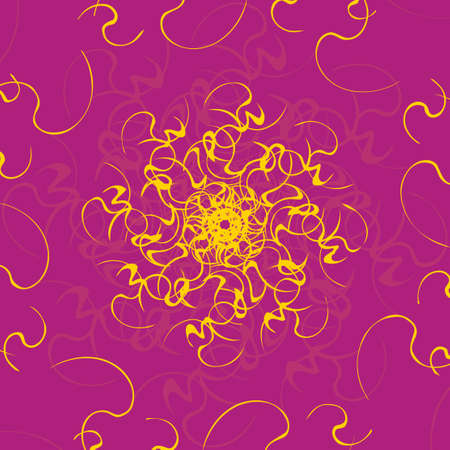 Abstract wavy background, futuristic shapes illustration.のイラスト素材