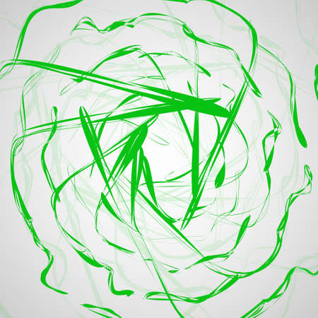 Abstract wavy background, futuristic shapes illustration.のイラスト素材