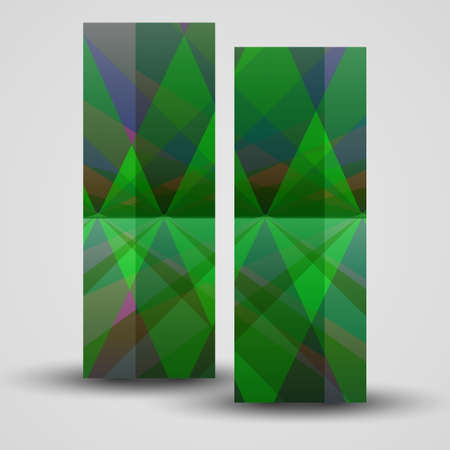 Vector banner set for your design, abstract Illustration.のイラスト素材