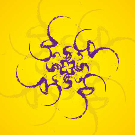 Abstract colorful background, futuristic shapes illustration.のイラスト素材