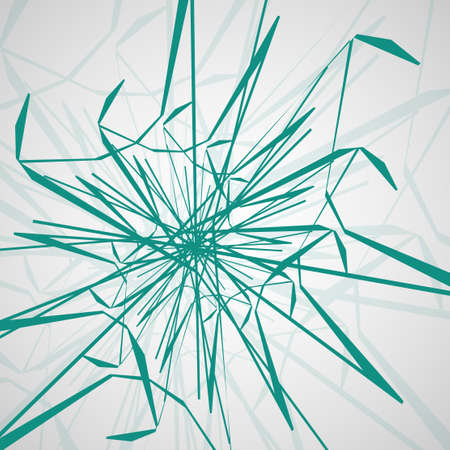 Tribal tattoo - abstract background, futuristic shapes illustration.のイラスト素材