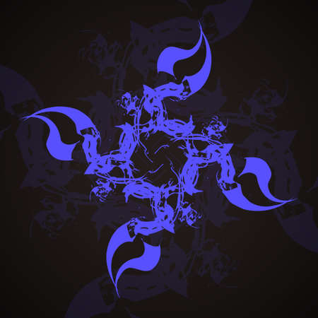 Abstract  swirl background, futuristic shapes illustration.のイラスト素材