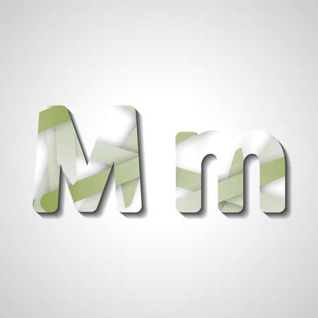 Colorful letter alphabet, abstract  illustrationのイラスト素材