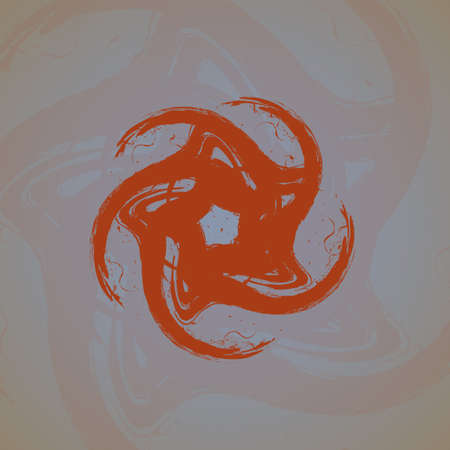 Abstract colorful background, futuristic shapes illustration.のイラスト素材