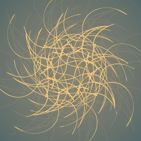 Abstract wave background, futuristic shapes illustration.のイラスト素材