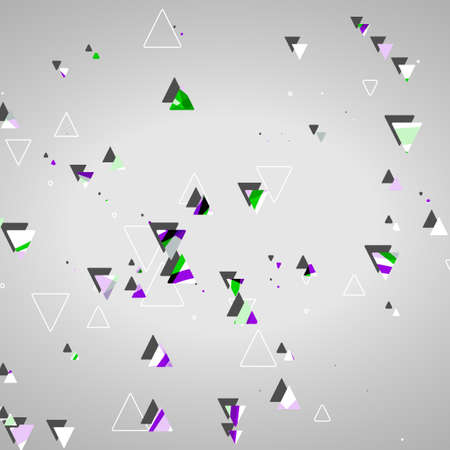 Abstract geometric shapes, dynamic illustration.