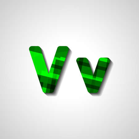 Colorful letter alphabet, abstract  illustrationのイラスト素材