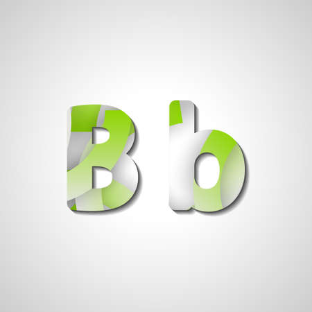 Colorful letter alphabet, abstract  illustrationのイラスト素材