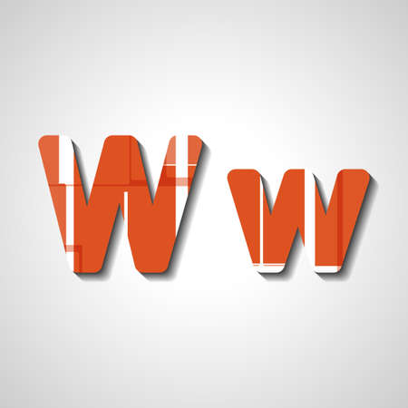 Colorful letter alphabet, abstract  illustrationのイラスト素材