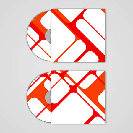 cd cover set designのイラスト素材